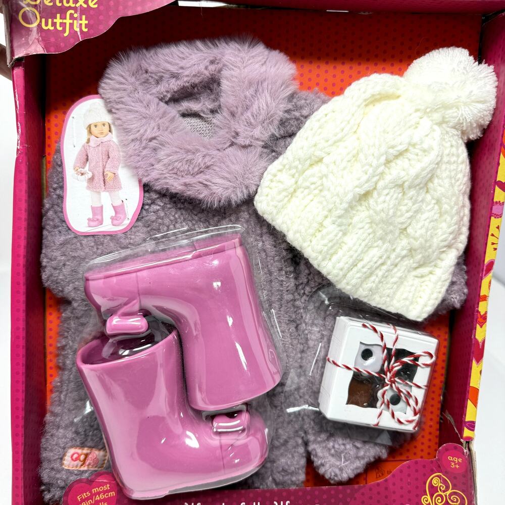 Our Generation Wonderfully Warm Fashion Outfit & Treat Box Dolls New Toy Clothes